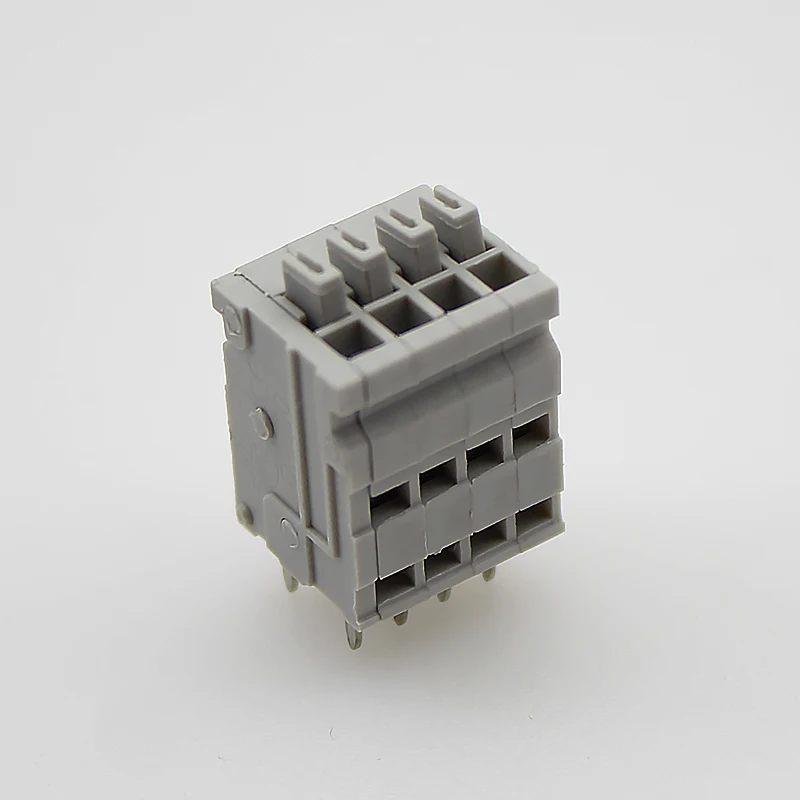 100PIN Gray DG211 2.54mm Spring-loaded PCB terminal block Phoenix-style quick test terminal block DG211V KF141AV