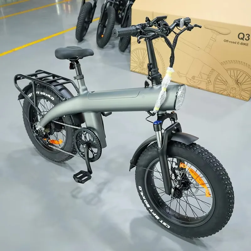 20 Inch Fat Tire All Terrain Adult Ebike Electrica 45 Km Big Tyre Charging Cycle Electric City Electrical Bikes