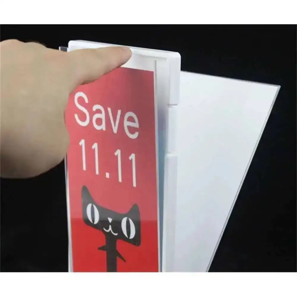 210*148 A5 Label Frame Stand T Sign Poster Frame Label Holder Price Talker Label Frame Desk Table Sign Holder Name Card Case