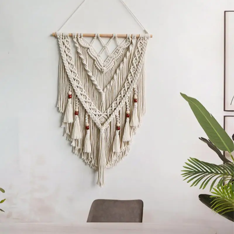 Macrame Wall Decor Handmade Craft Macrame Craft Macrame Boho Tapestry Wall Tapestry Macrame For Living Room Bedroom Apartment