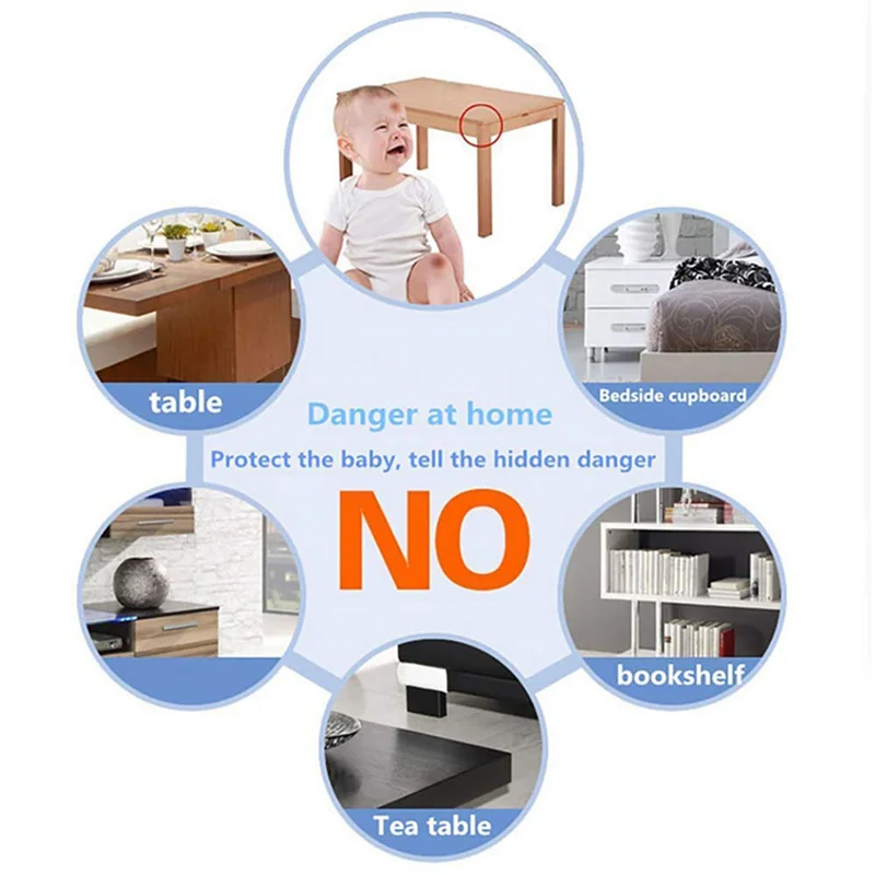 AS96-40 pacote protetores de canto protetores de canto claros parar lesões na cabeça da criança mesas, móveis e cantos afiados (em forma de l)