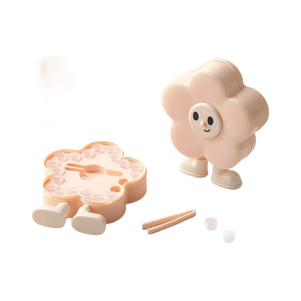 Smooth-Surface Tooth Storage Box with Playful Floral Aesthetic to Help Children Feel Excited About Losing Baby Teeth