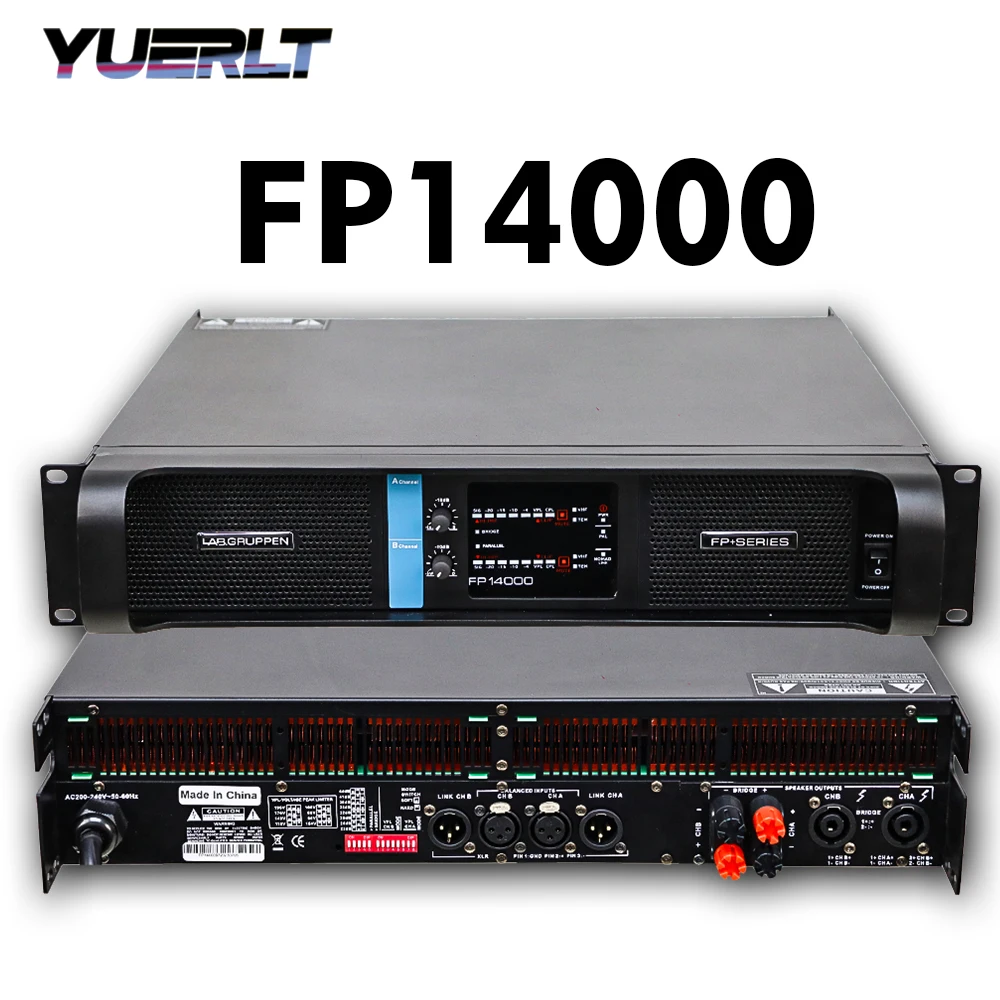 

NEW Professional FP14000 2 Channel Power Amplifier Class TD Line Array Amplificador Powerful Audio Profesional Stage DJ YUERLT