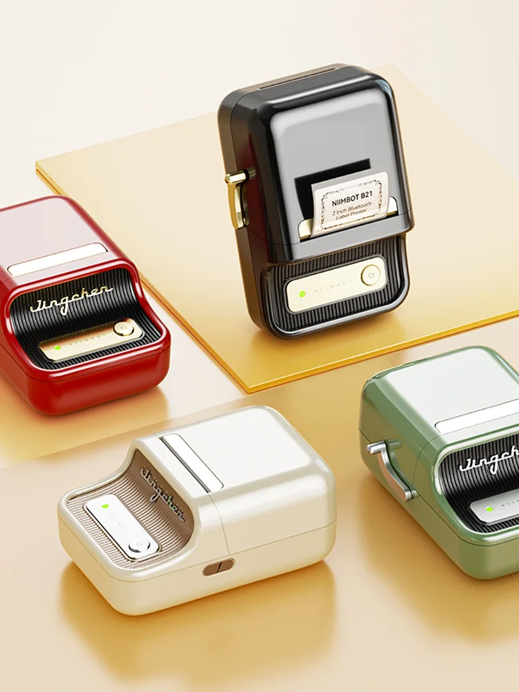 NiiMbot B21 B21 PRO Bluetooth Drukarki Etykiet Samoprzylepnych Mini Drukarka Termiczna Bezprzewodowa Drukarka Etykiet z Kodami Kreskowymi do Biura Odzieży — zdjęcie produktu 7