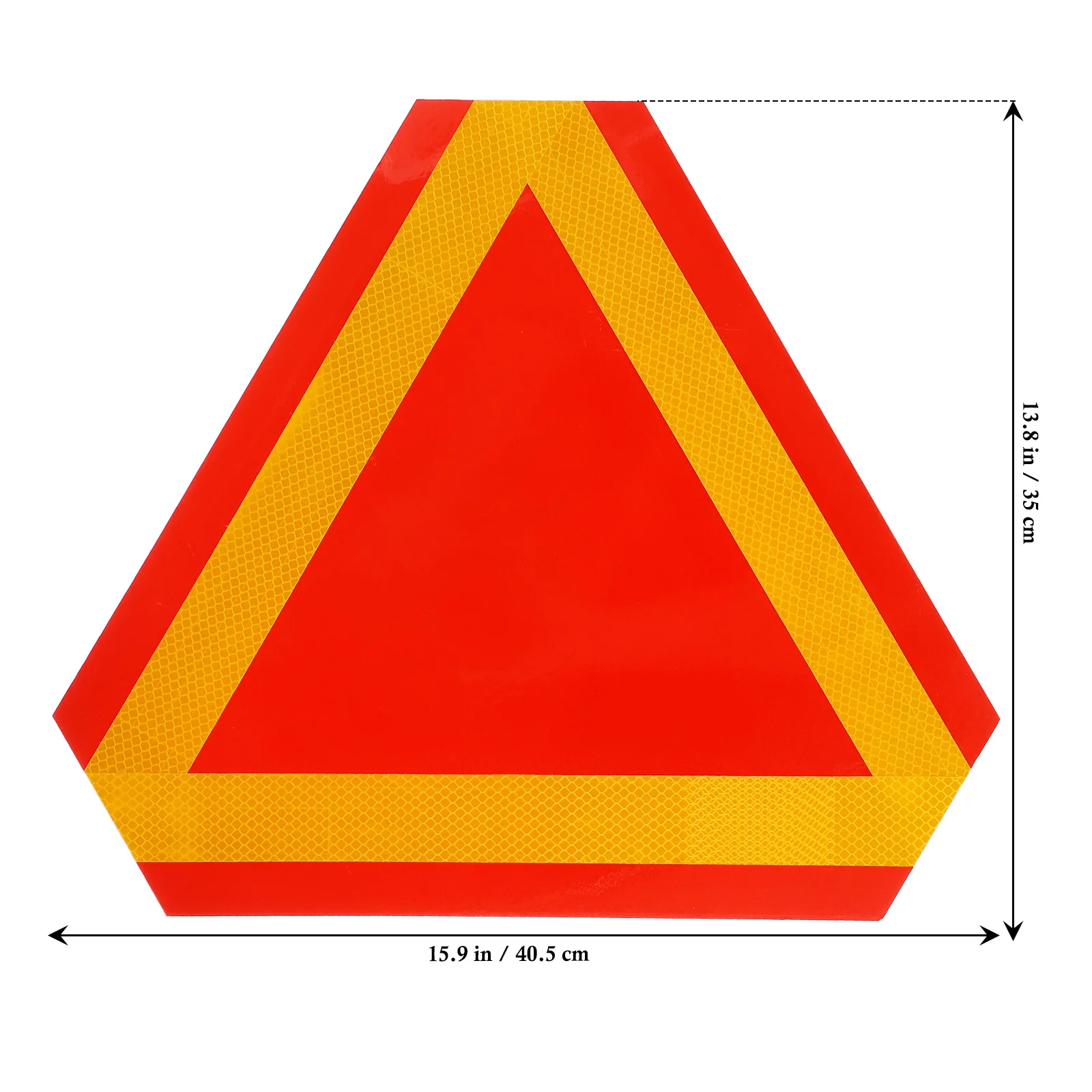 Cinta reflectante para puerta trasera de coche, señal de movimiento lento, cinta de advertencia, tira de movimiento, reflectores de Tractor, aluminio, Oficina