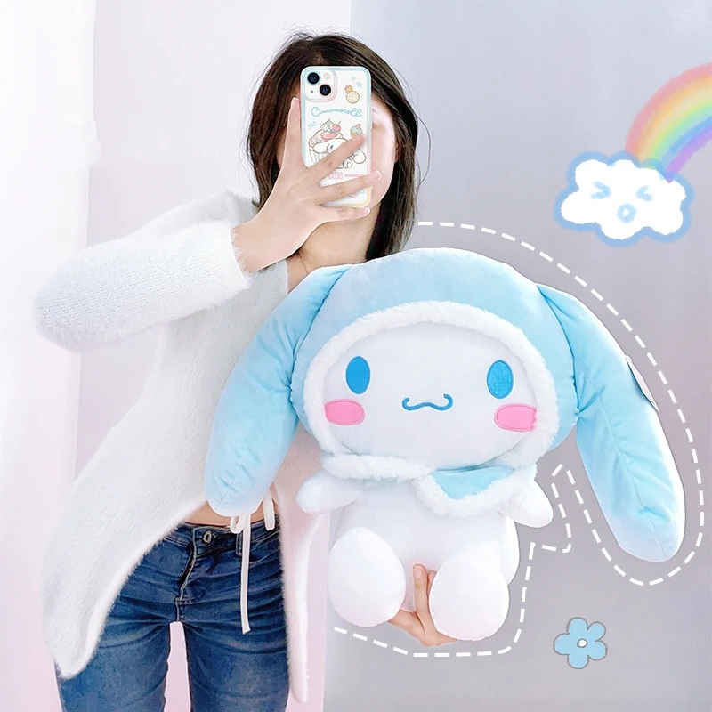 

Sanrio Cinnamoroll With Hat Plush Toys Festival Holiday Gift Homdecor Stuffed Dolls Birthday Gift For Kids