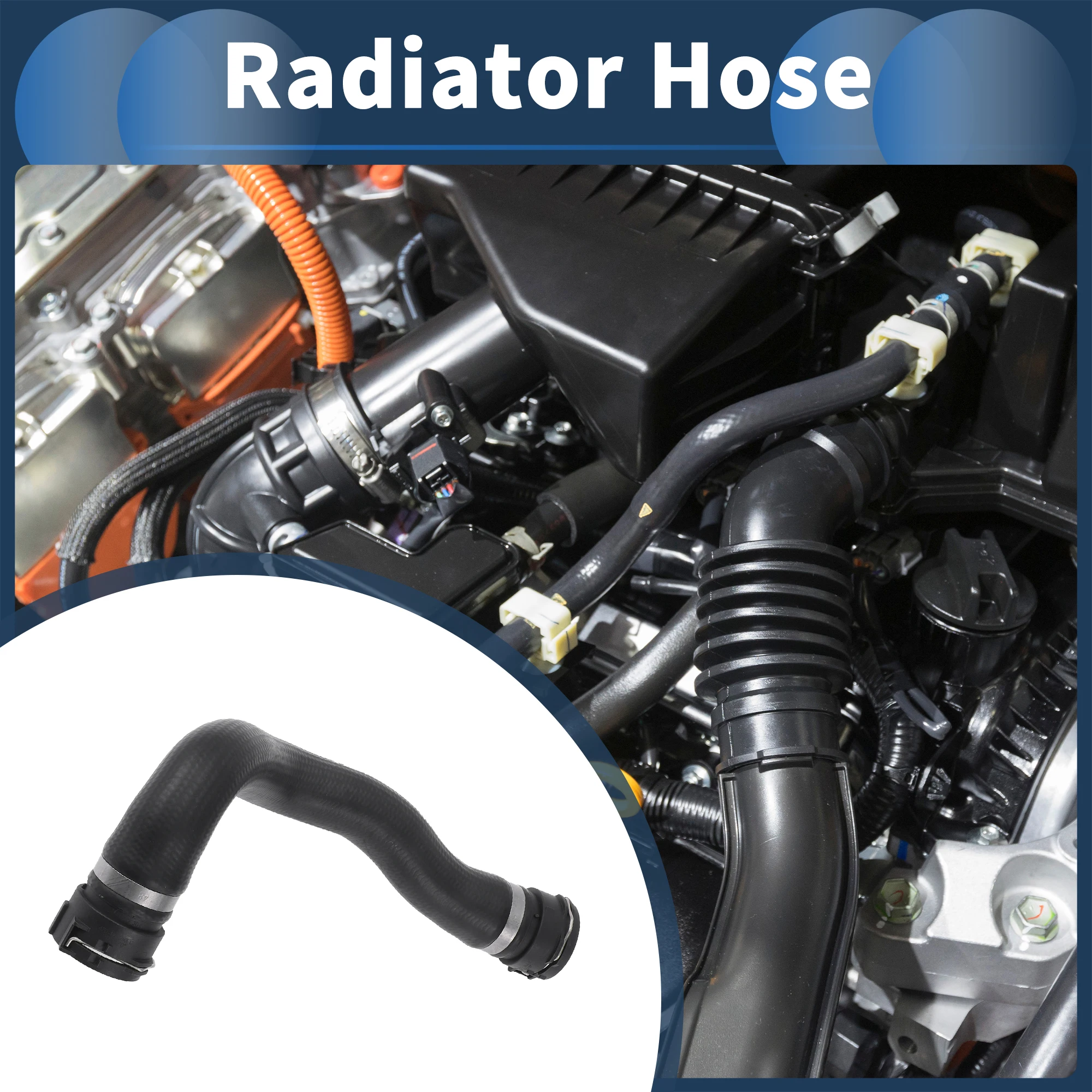 

Шланг радиатора UXCELL для Audi A8 Quattro 3.0L 2012-2016 No 4H0121101AB Черный 1 шт.