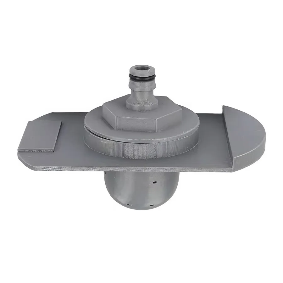 Flush Nozzle Tool RV Toilet Rinser Lightweight Design Radial Water Flow Clog Prevention Grey For RV Tank Cleaning