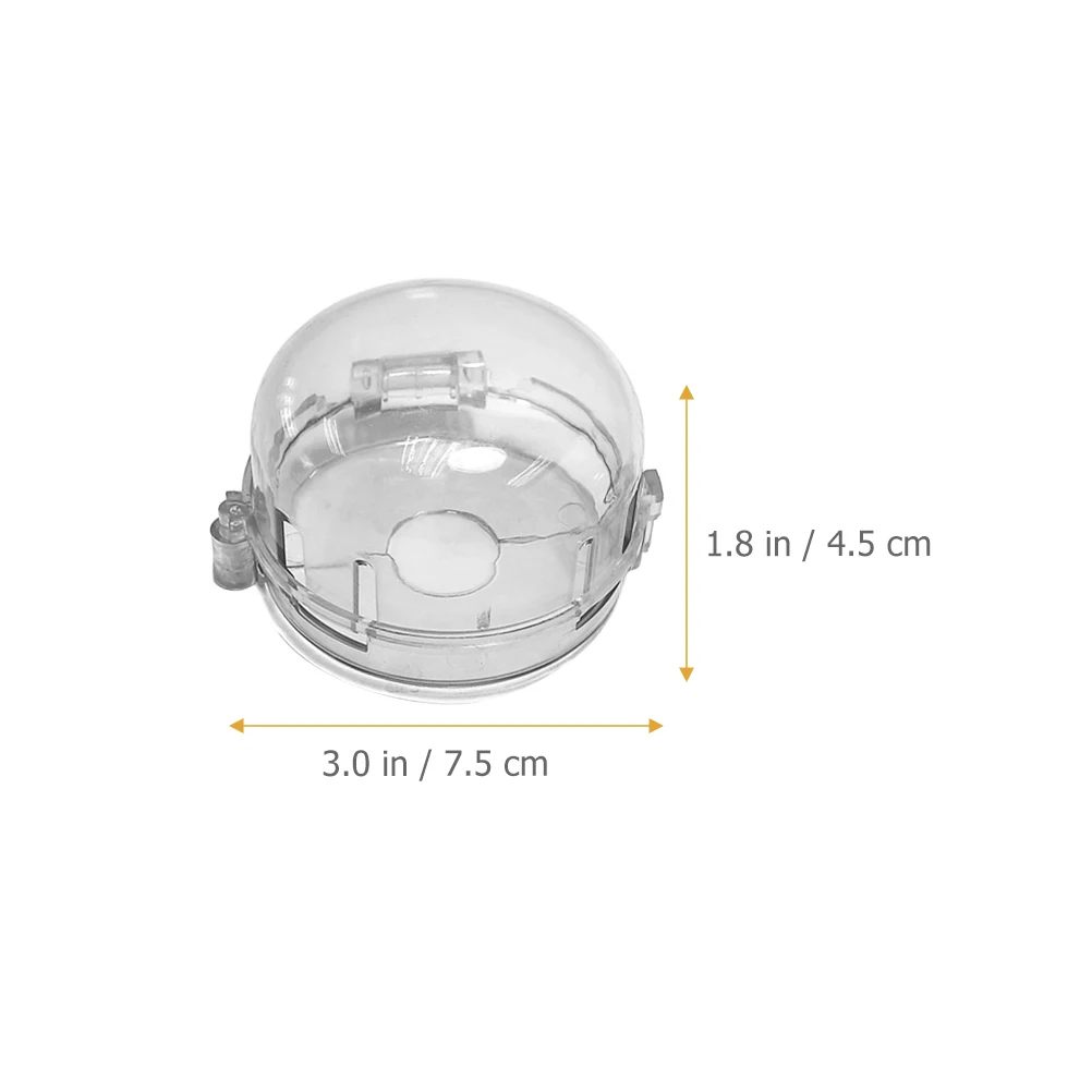 

6 Pcs Gas Stove Knob Covers Plastic Safety Protector Childproof Oven Switch Guard Heat Resistant Non Breakable Cover For Kids