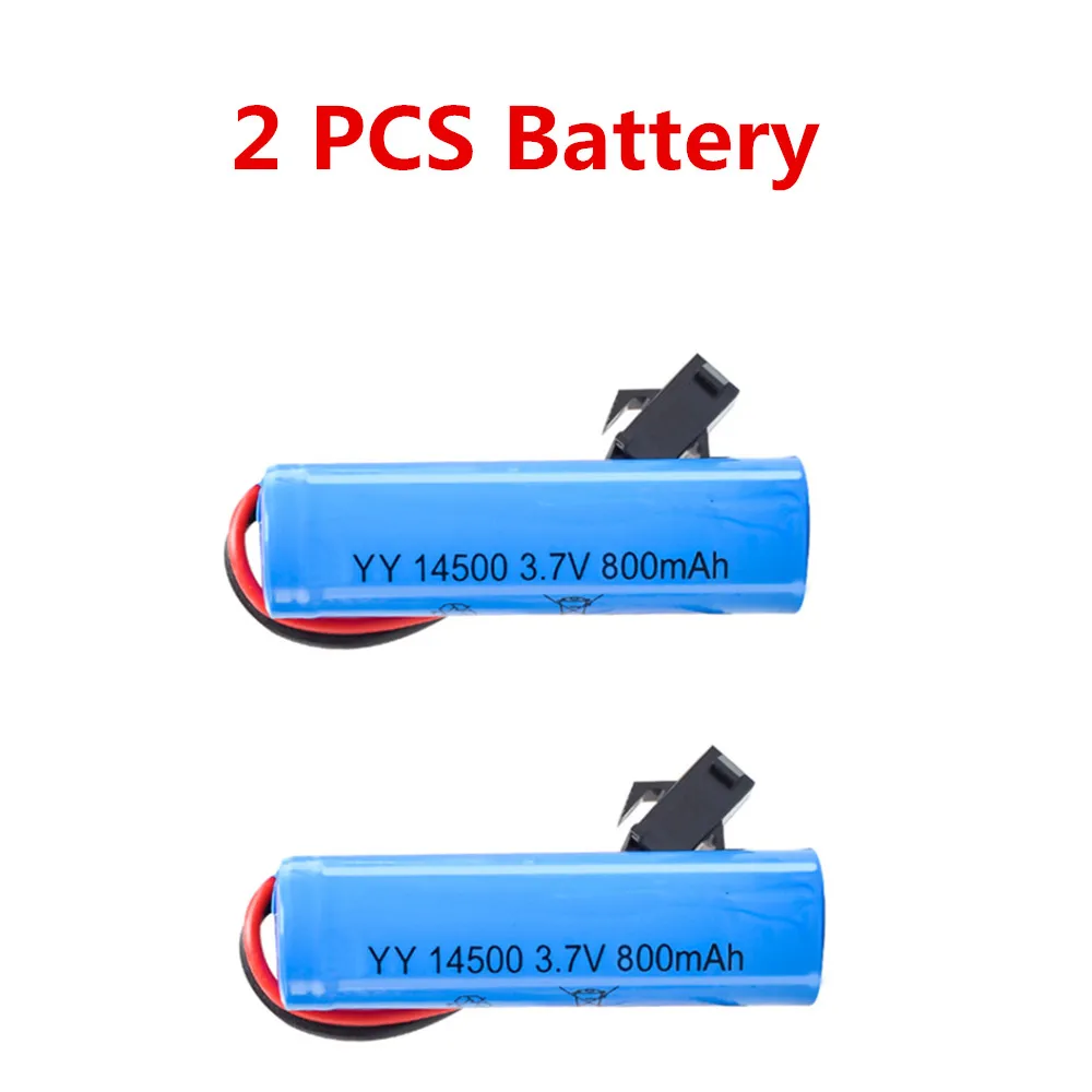 Y9 8WD RC Robot Dog Akku 3,7 V 800 mAh SM-2P Stecker / USB-Ladekabel / Verwendung für: 4D-Y9