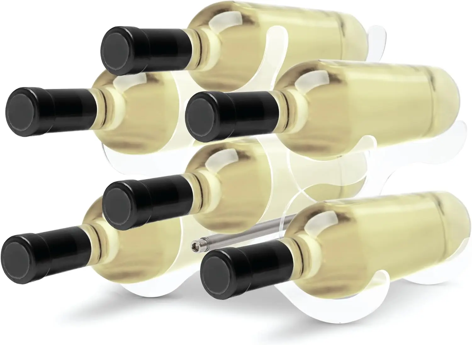 

Акрил | Держатель для бутылок Po ble Countertop De gner | Небольшая подставка для хранения