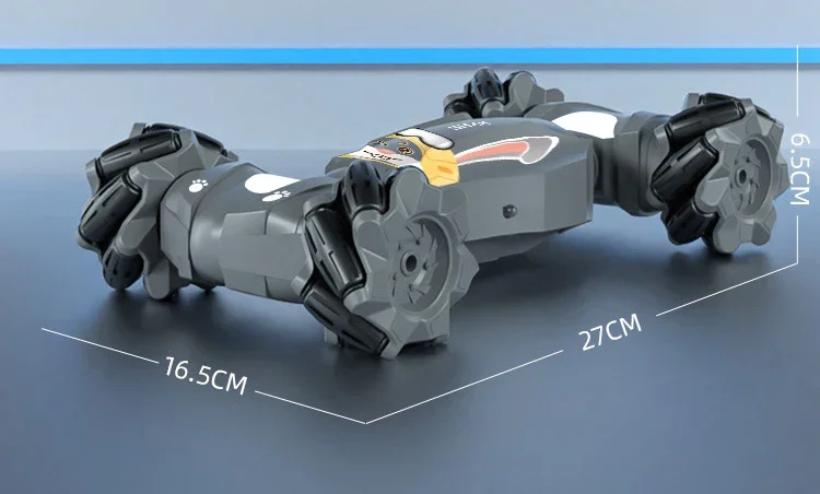 Carro acrobático RC 2.4G 360 °   Brinquedo de carro de controle remoto de escalada off-road rotativa para crianças presente carro controlado por rádio brinquedo eletrônico dublê