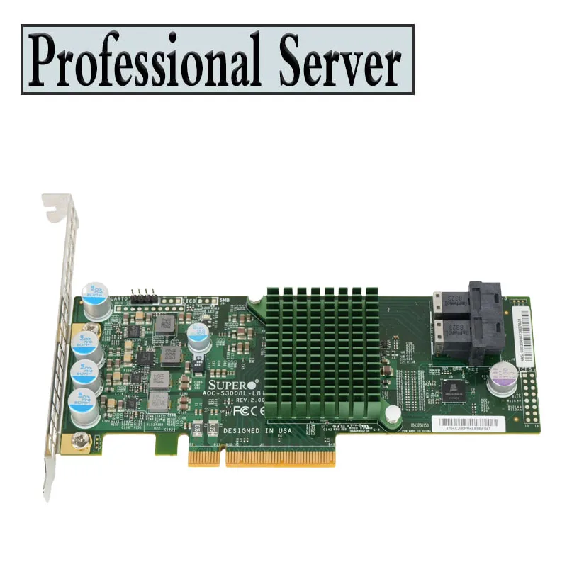 

Supermicro AOC-S3008L-L8i SAS3 12G 8-Port Internal PCI-e x8 3.0 RAID Controller