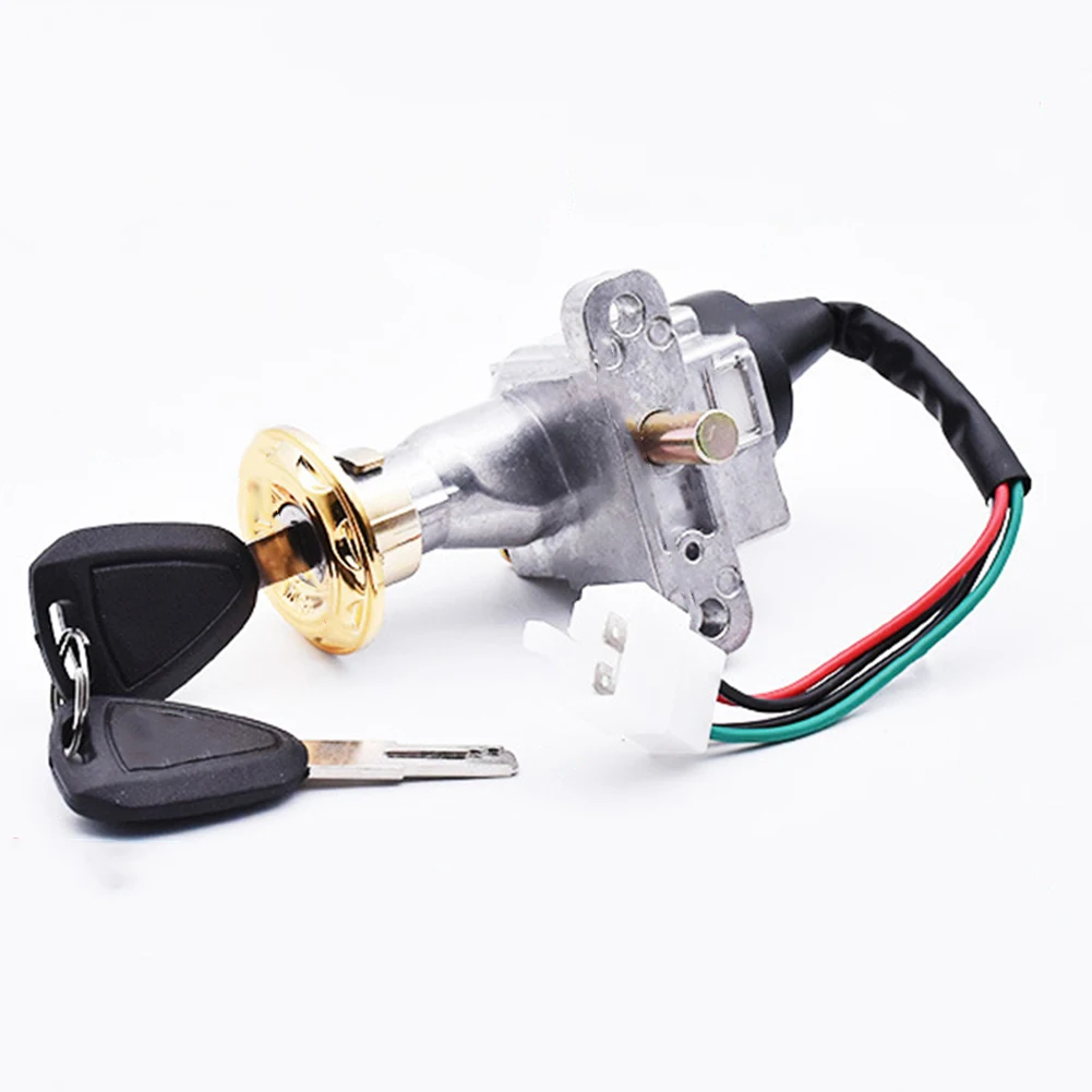 

Замок аккумулятора электрического велосипеда Прочная конструкция из алюминиевого сплава с ключом включения/выключения зажигания для оптимальной производительности