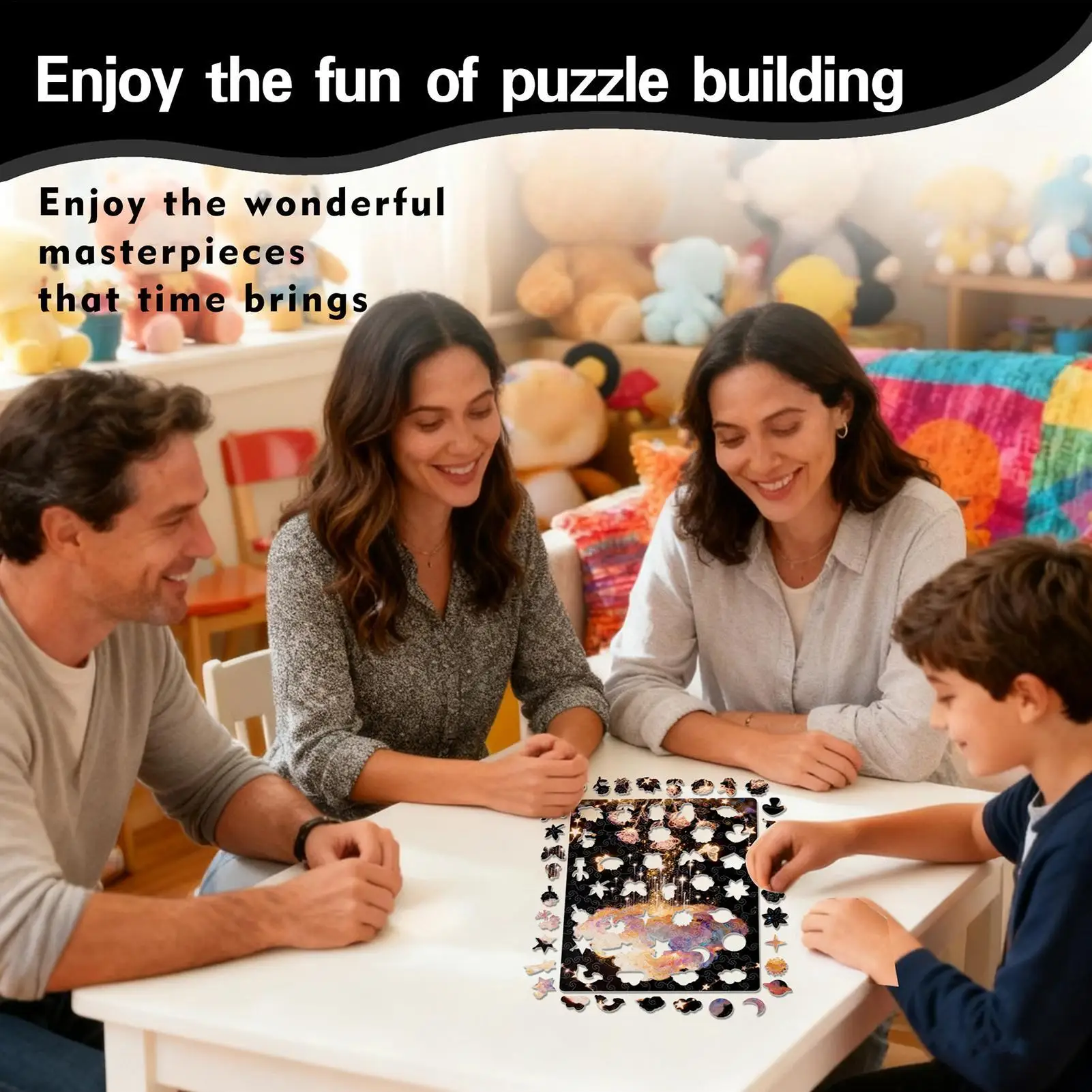 

Puzzle Toys Acrylic Cloud Craft Kids Puzzle Games For Preschool Kids Boys Girls Christmas Birthday Holiday Plane Travel