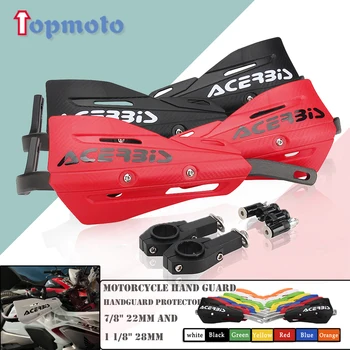 オートバイ22ミリメートル28ミリメートルハンドハンドルバーガード保護シールドktmホンダ、ヤマハ、スズキホンダatvダートバイク