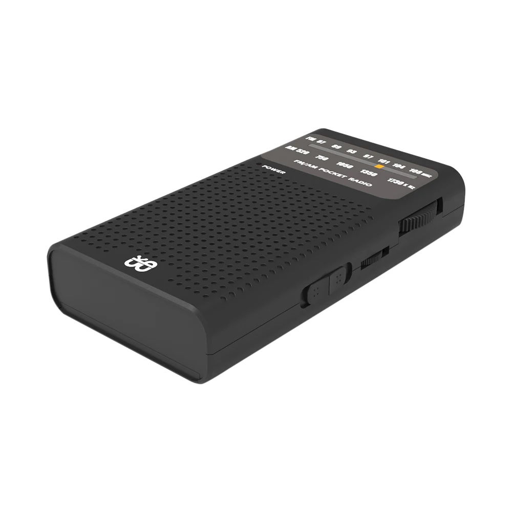 Full Band AM FM Radio Battery Powered Portable Pointer Radio Telescopic Antenna Compact Radios Player Best Reception for Elderly