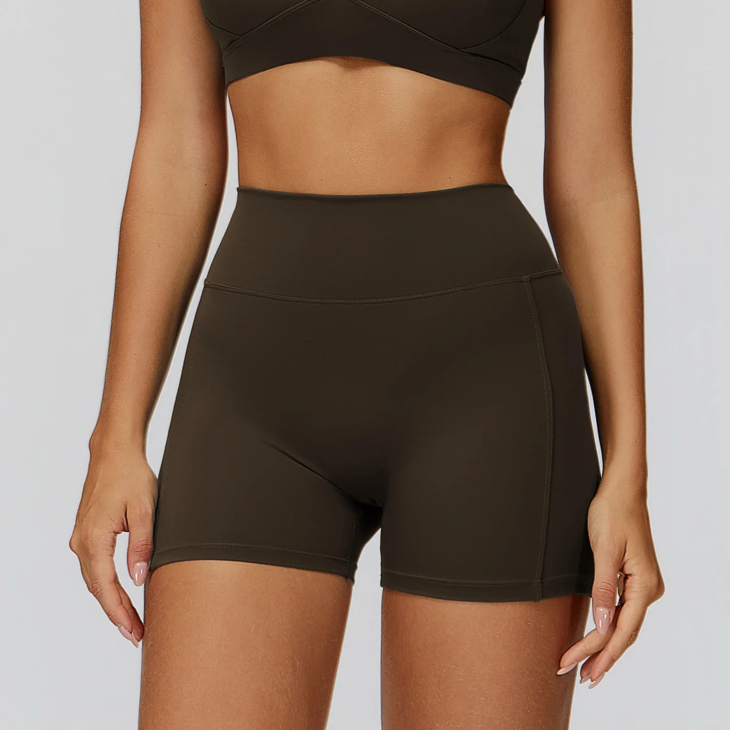 Running Sports Shorts Women Buttock Lift Gym Leggings Women Cycling Slim Fit Workout Shorts Scrunch Butt High Waist Yoga Shorts