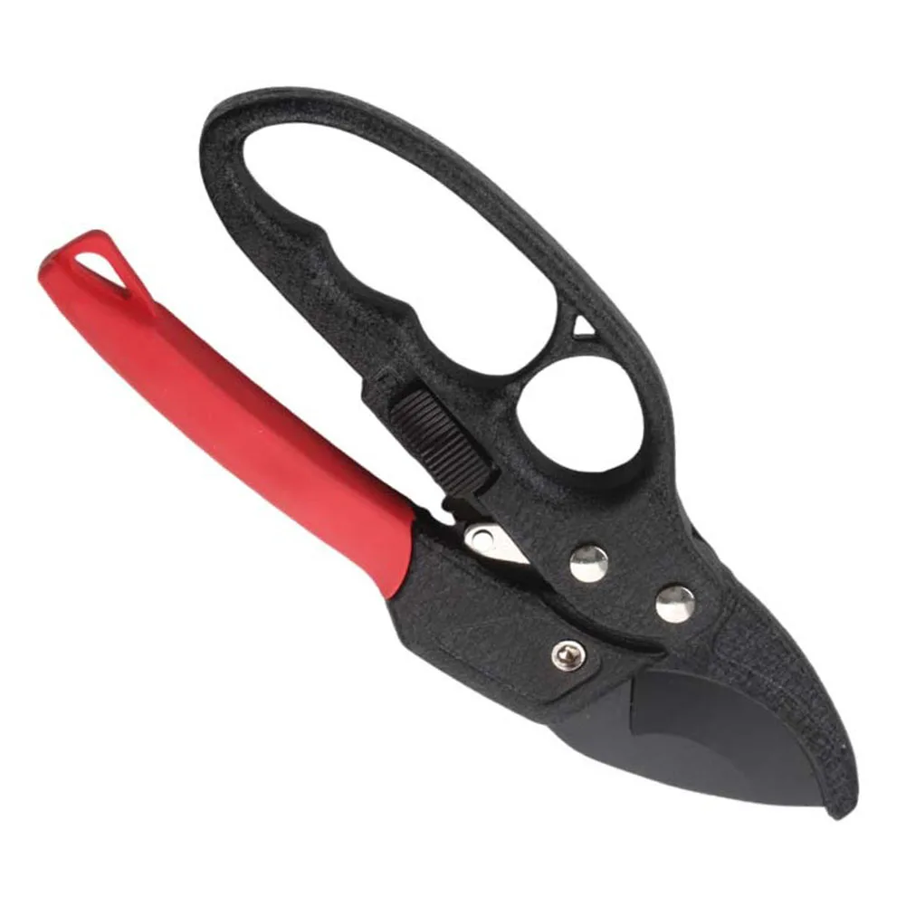 Ratchet Pruning Shears with Ergonomic Handle and SK5 Steel for blades - PTFE Coated for Smooth Cutting and Durability