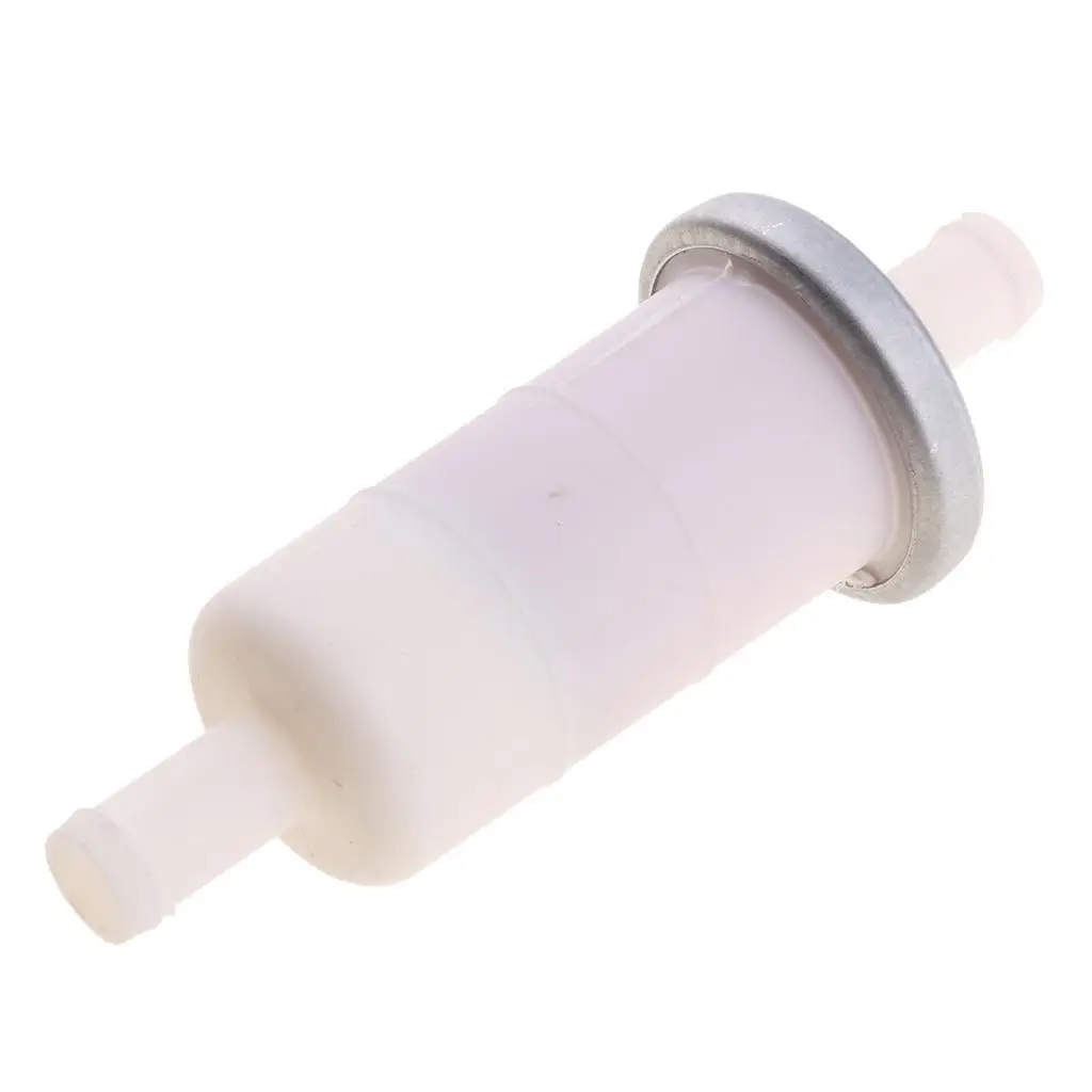 Plastic Motorbike Motorcycles Fuel Gas Filter Inline 10mm Accs