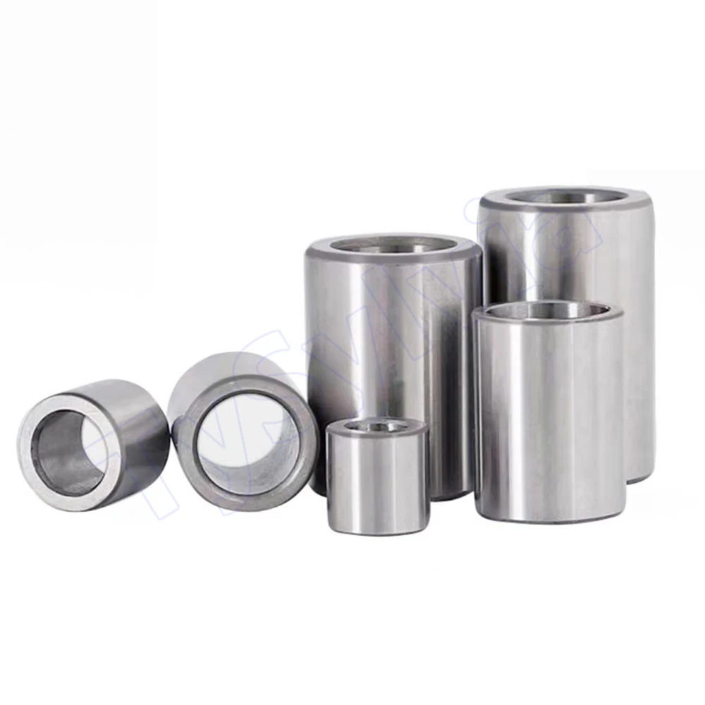 Bearing Steel Bushing ID 28-35mm Wear Resistant Unthreaded Hollow Shaft Sleeve Spacer OD 32-46mm Length 5-80mm