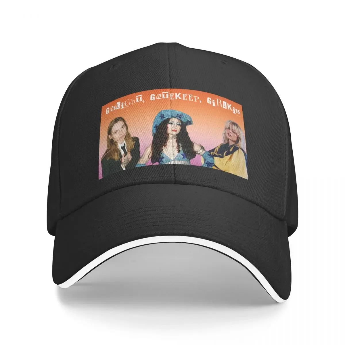 Gaslight, Gatekeep, Girlkiss. Julien Baker, Chappell Roan, Renee Rapp Baseball Cap hiking hat funny hat Women Hats Men's