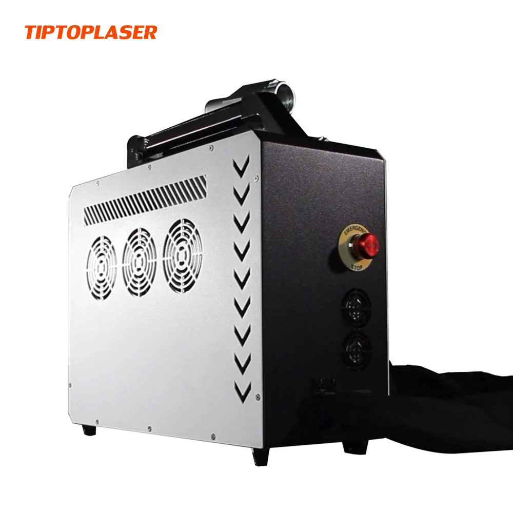 TIPTOPLASER 50W/100W Pulse Laser Cleaning Machine Impulse Cleaning Machine Portable Handheld Laser Cleaning Maschine for Sale