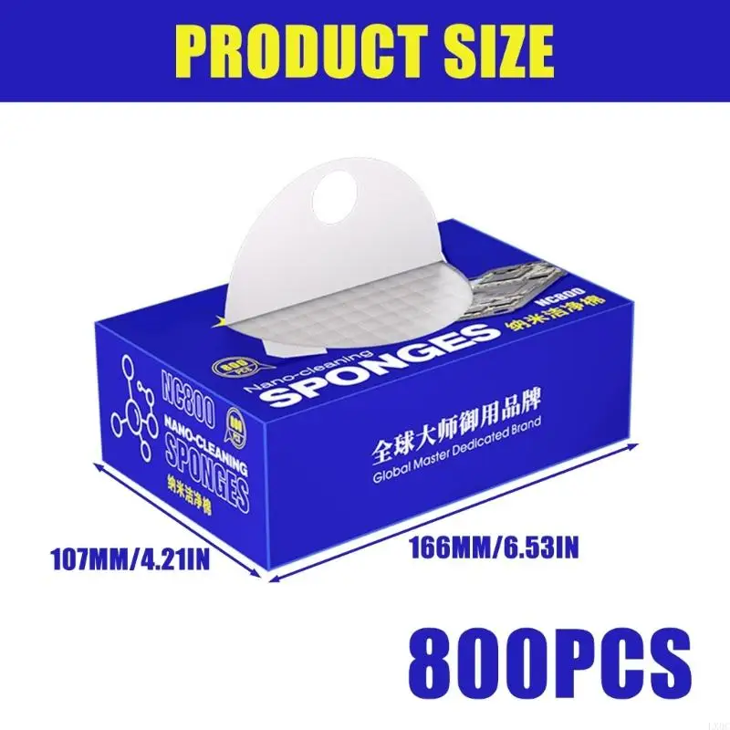 High Efficiency Sponge Cleaner Easily Cut Through Greases and Grime Safe on All Surfaces Perfect for Home and Car Use