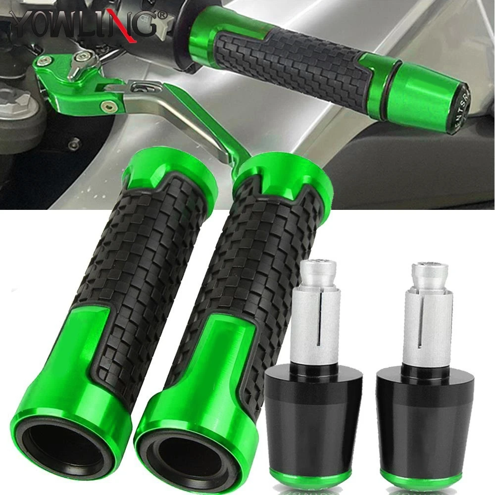 

7/8" 22MM Motorcycle Accessories Handlebar Hand Grips Handle Bar Ends Cap For kawasaki ZX9R ZX 9R 2000 2001 2002 2003 2004 2005