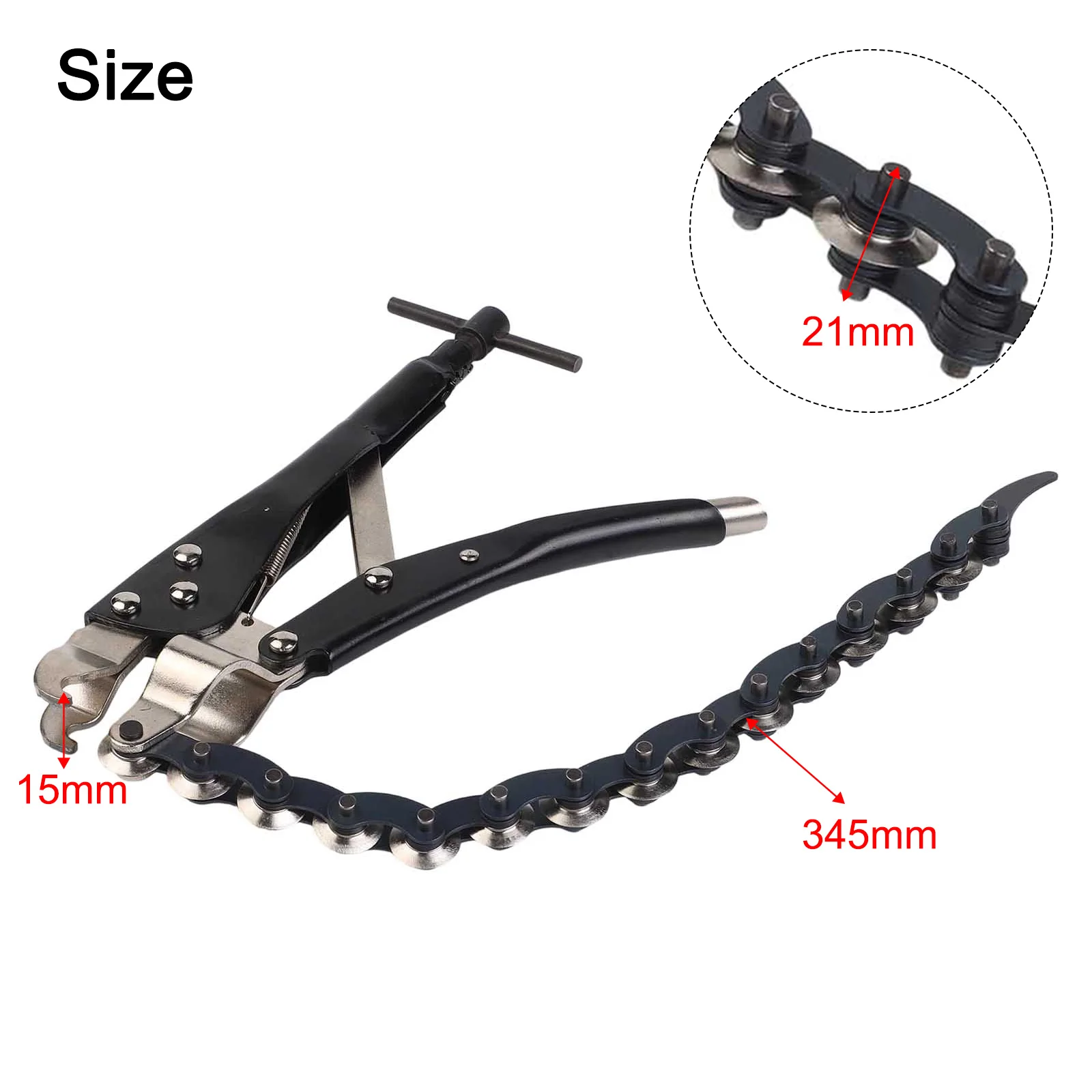 

For Home Workshops Car Tailpipe Tool Chain Style Pipe Cutter Tool 14 Alloy Steel Components For Exhaust Systems