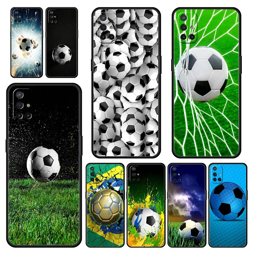

Soccer ball Football Field Phone Case For OnePlus 10 9 Pro 9T 10R 9R 9RT 8T 8 7 6T 7T Nord 2T CE 2 5G N200 N10 N100 Soft Cover