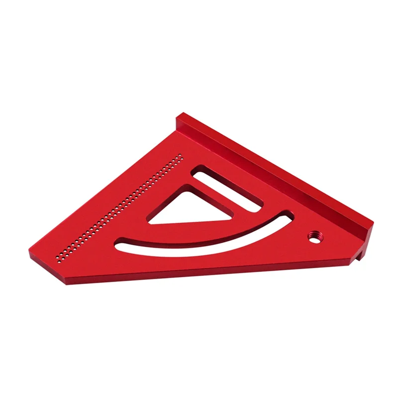 Multi Angle Measuring Ruler,Woodworking Square Protractor,Aluminum Miter Triangle Ruler,Precision Layout Measuring Toolab13