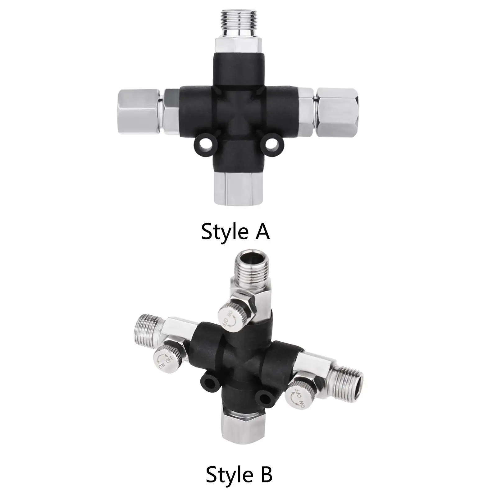 Airbrush Adapter Accessories,Air Brush Sturdy Airbrush Hose Fitting Adjustment Airbrush Disconnect Connector Air Hose Adapter