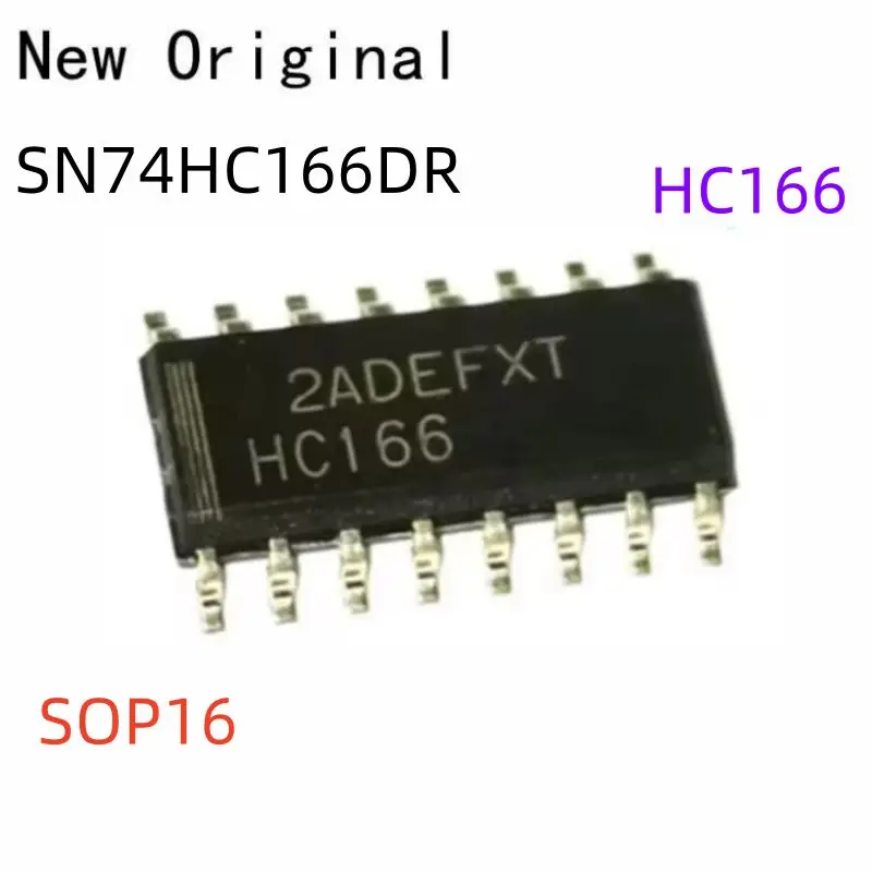 

Sn74Hc166Dr New and Original Sop16 8-Bit Parallel-Load Shift Registers Marking Code Hc166