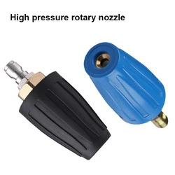 Cross border high-pressure cleaning machine rotary turbine nozzle 1/4 inch quick connector 2500-4000psi connector