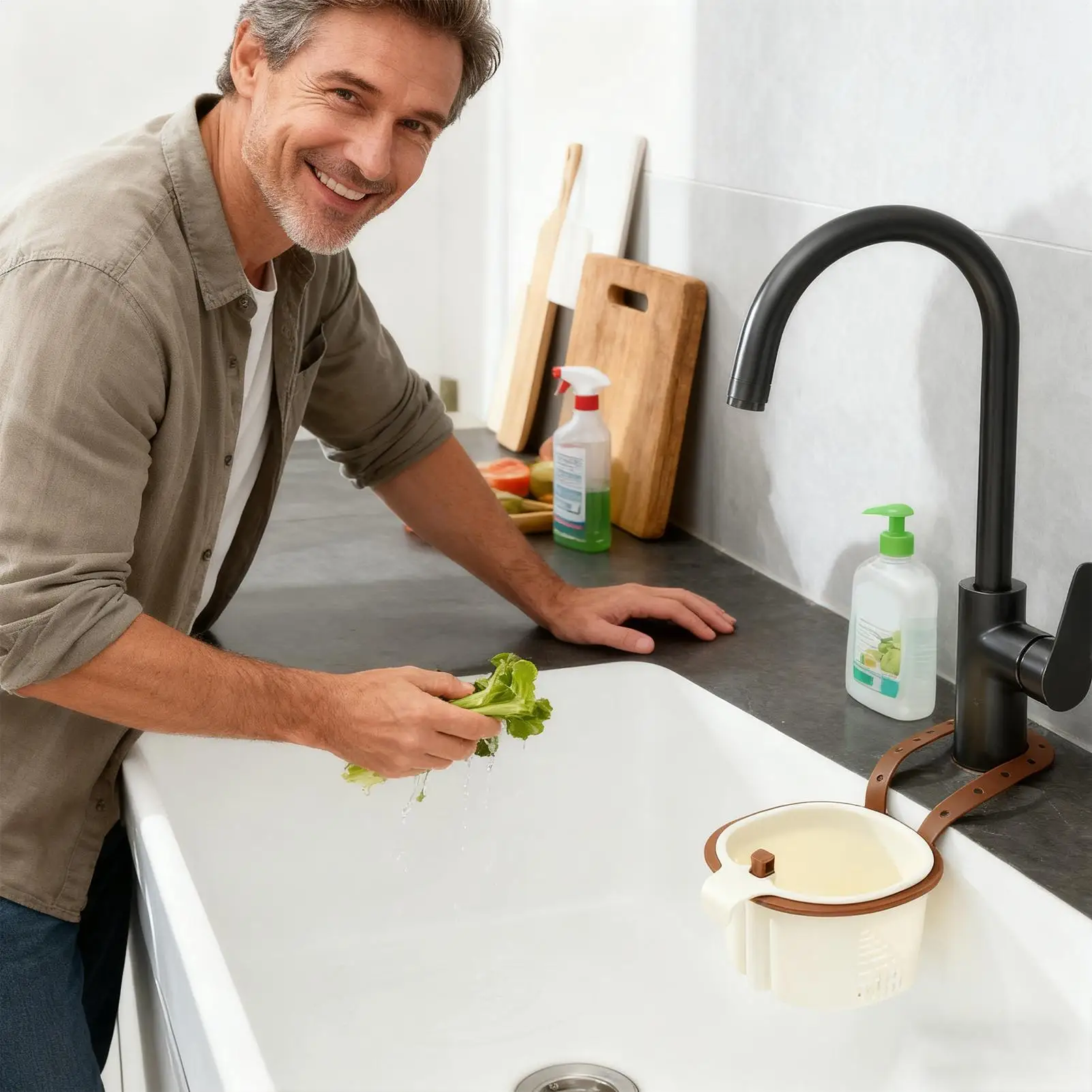 

Food Catcher For Sink Adjustable Kitchen Food Catcher Sink Faucet Filter Basket For Dormitory Hotel Restaurant Apartment