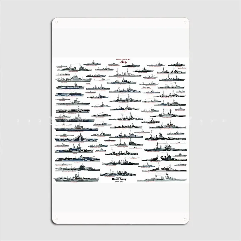 Royal Navy Poster Metal Plaque Cinema Living Room Bar Cave Funny Wall Decor Tin Sign Poster