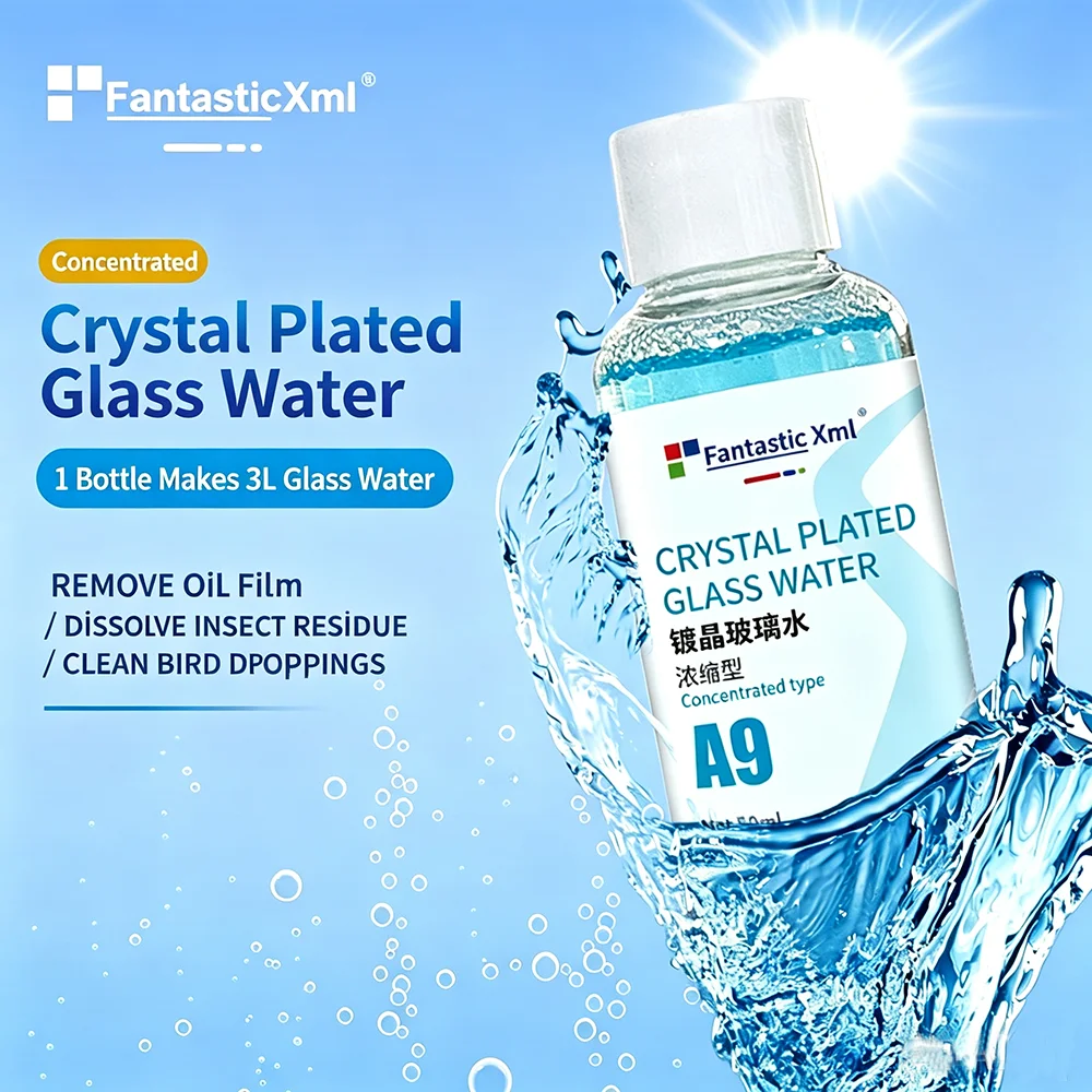 50ml Car Windshield Cleaner Fluid Auto Glass Cleaner Powerful Windshield Wiper Washer Fluid Accessories For Car Wash