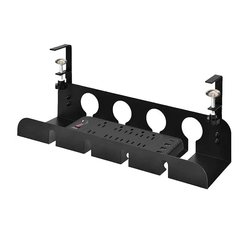 Under Desk Wire Management Under Desk Wire Organizer Box Desk Wire Management Cord Organizer No Drill Wire Management Rack