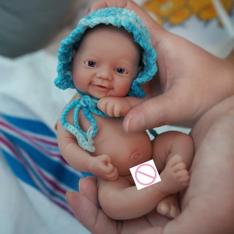 7 inch realistische pasgeboren babypop volledig platina siliconen wasbaar levensecht herboren cadeau bebes rebor de silicona libre completo