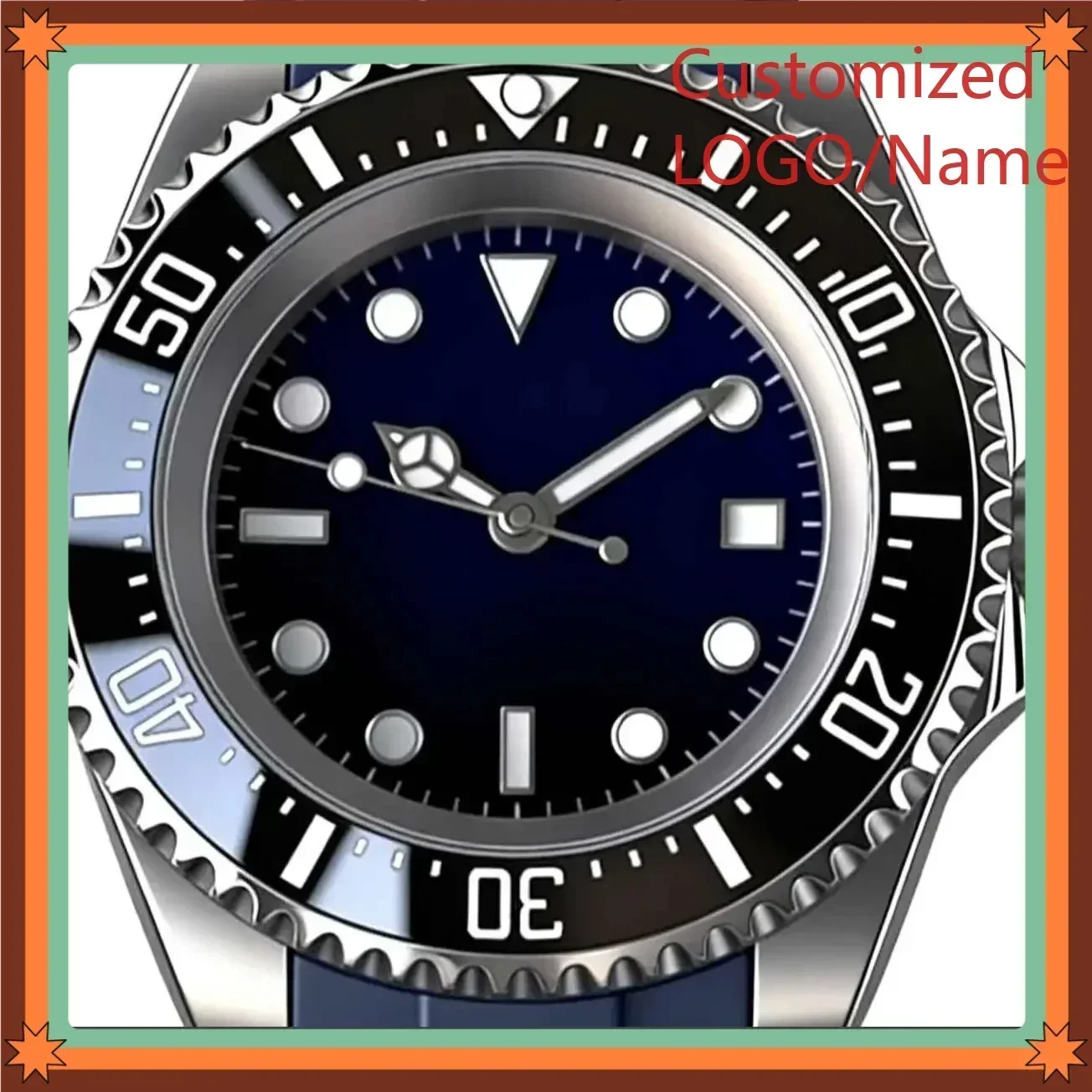 Montres automatiques pour hommes de 44 mm en acier inoxydable 904l personnalisées WWATCH Store
