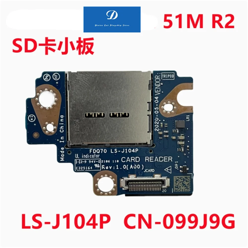 

FOR Dell Alienware Area 51M R2 LS-J104P 099J9G SD Card Board