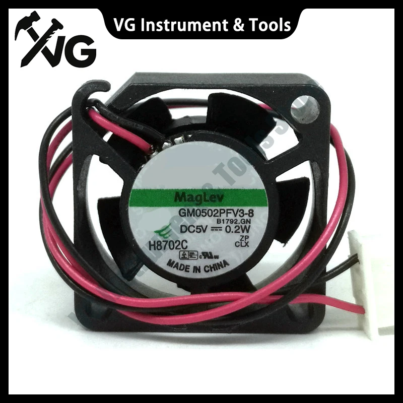 New For Original GM0502PFV3-8 DC5V 0.2W 25x25x10MM 2.5cm 2Lines Cooling fna