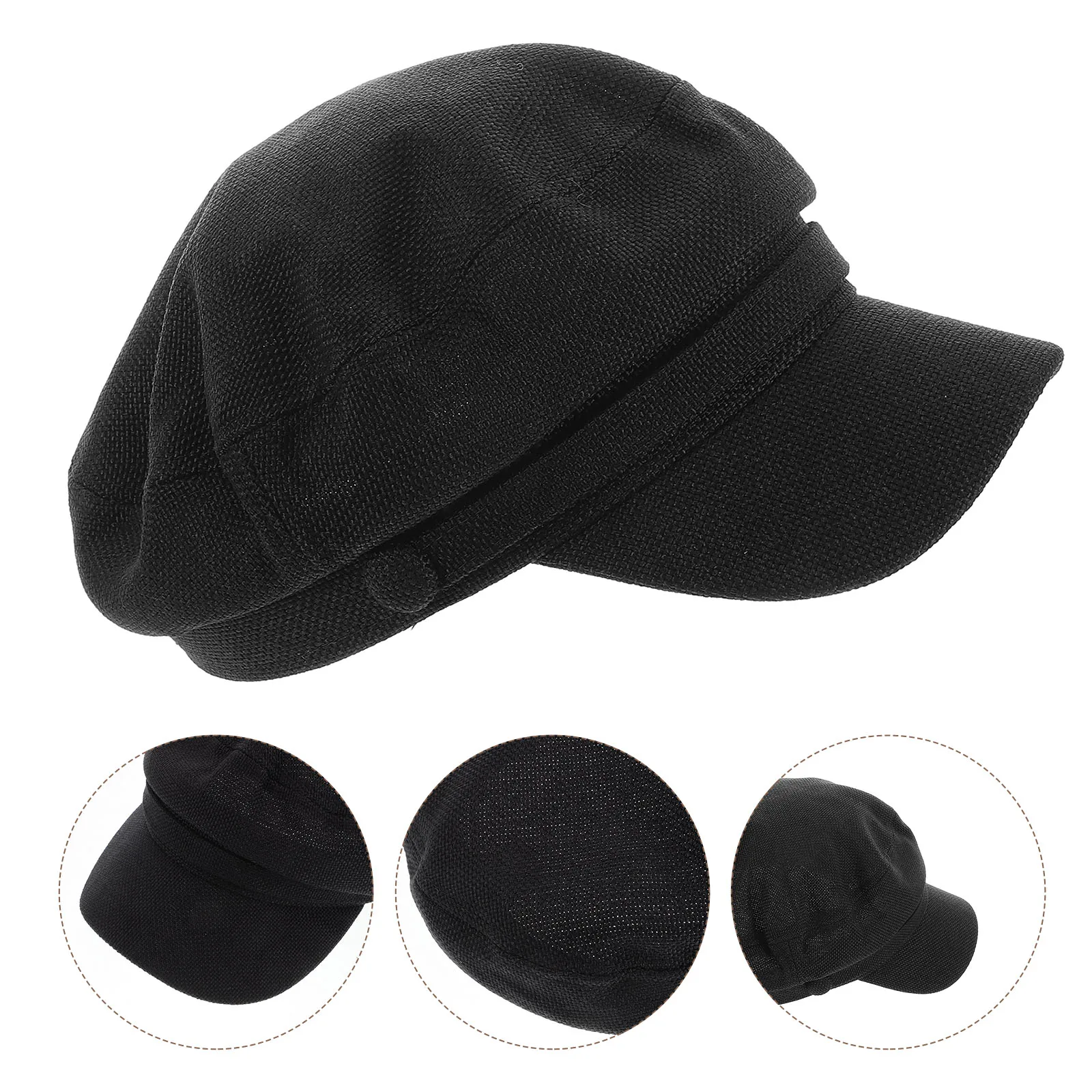 

Navy Cap Beret for Women Grey Beret Lightweight Breathable Outdoor Sun Protection Hats Ladies Berets French Style
