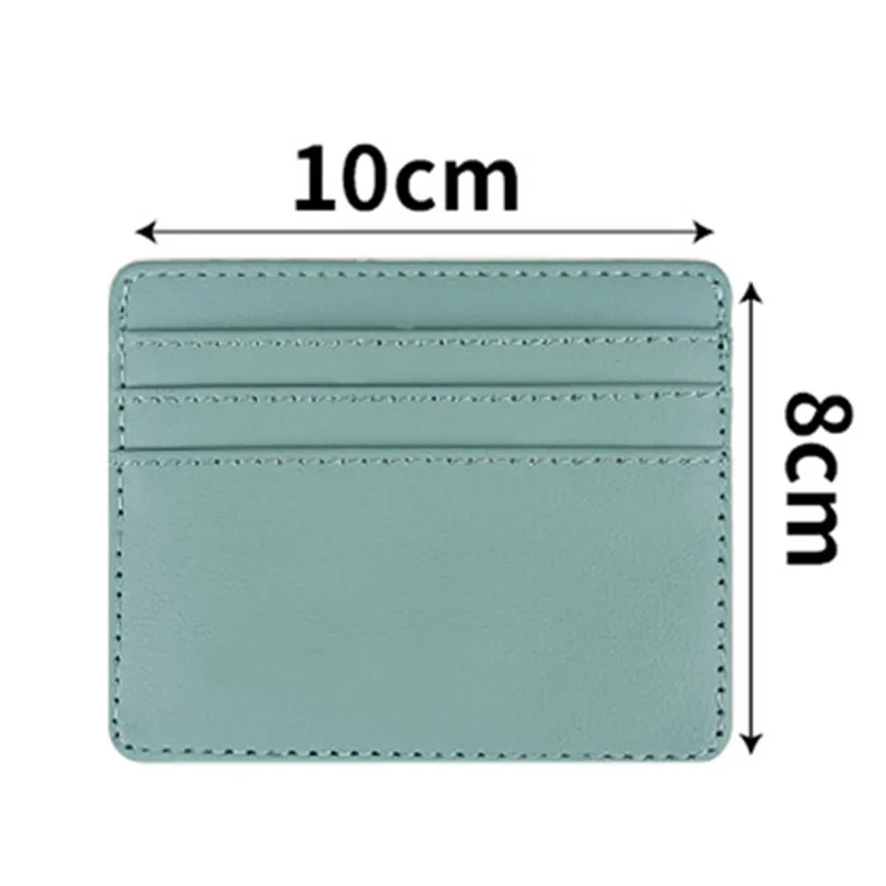 Tarjetero de piel sintética para hombre y mujer, funda delgada para tarjetas de crédito bancarias, varios compartimentos, Color caramelo, 1 unidad