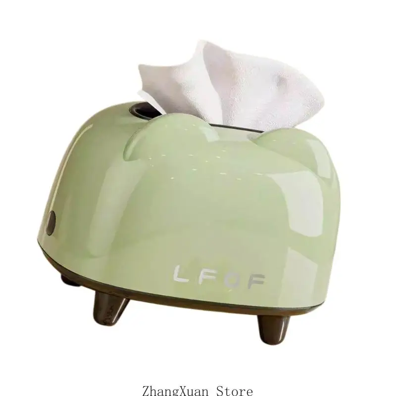 Kunststoff Tissue Dispenser Box Papier Handtuch Lagerung Container Desktop Dekoration 3XUF – Detail 10
