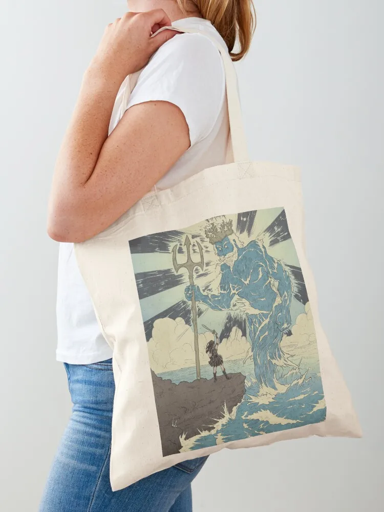 

In a Time of Ancient Gods Tote Bag Handbags women shopper bags for women Reusable bags Lady bag