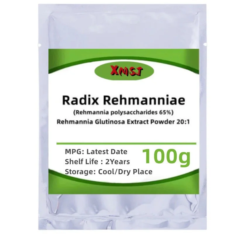 50g-1000g High Quality Radix Rehmanniae, Rehmannia Polysaccharides 65%, Free Shipping