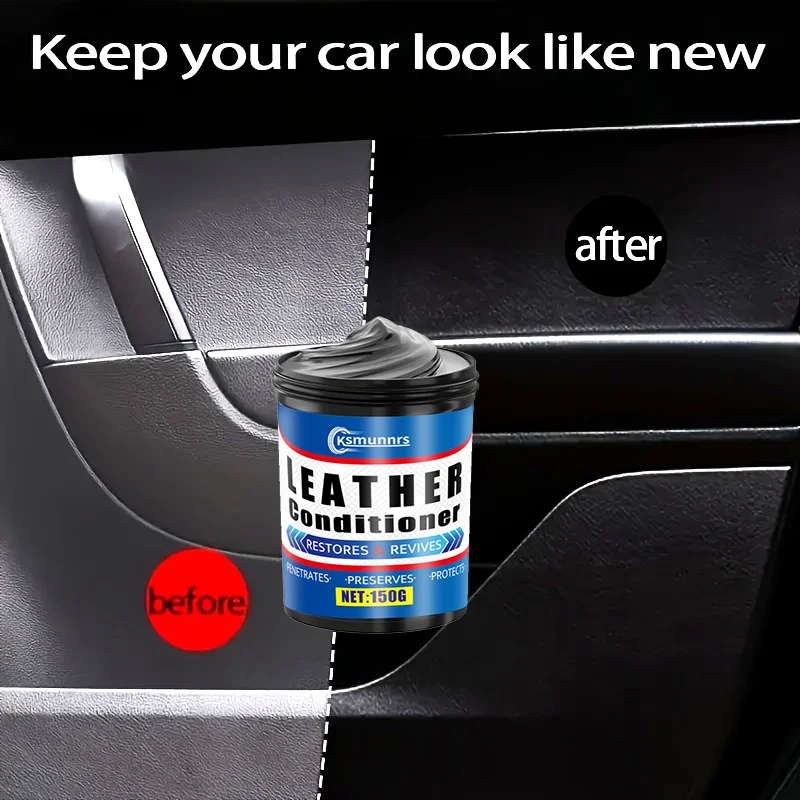 

150Г НОВЫЙ! Воск для салона автомобиля, крем для ухода за кожей, средство для полировки приборной панели, средство для укладки подушек сидений, ремонт усиленного пластика и кожи.
