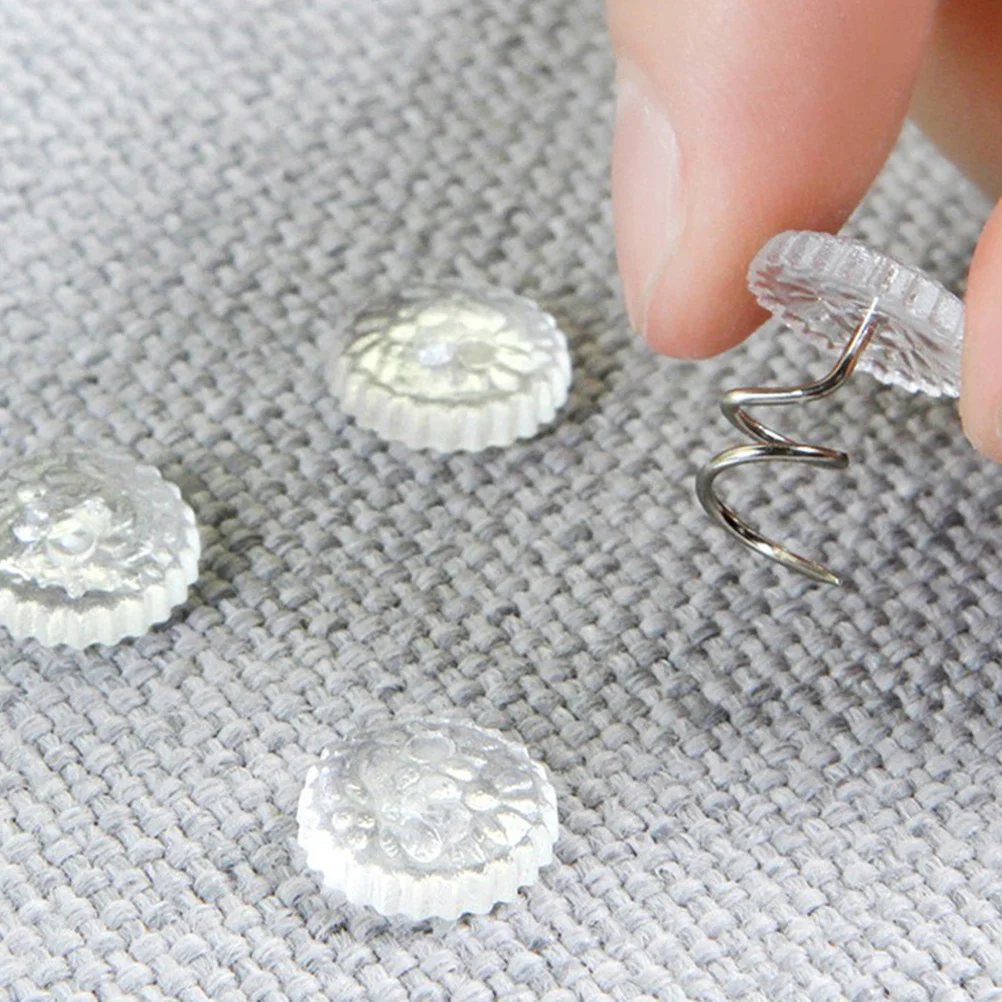 60Pcs Twisting Pin Fixing Clip Easy to Remove Disassemble for Long Time Use Non Slip